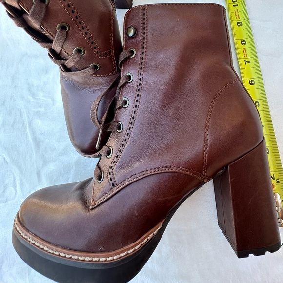Naturalizer Dark Brown Combat Boots - Picture 8 of 12